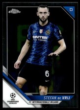 Stefan de Vrij 2021-22 Topps UEFA Champions League #93 Inter Milan Soccer READ