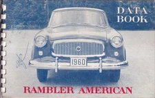 1960 AMC Rambler American Data Book Facts Options Features Accessories Specs