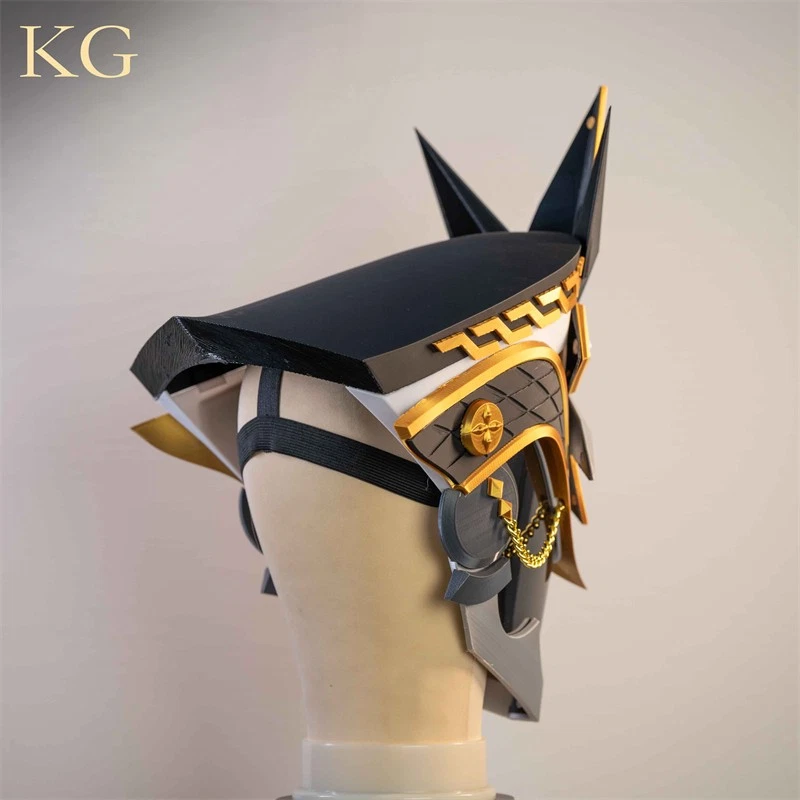 Genshin Impact Fatui Captain II Capitano Wearable Helmet Cosplay Mask Props - Image 4 of 4