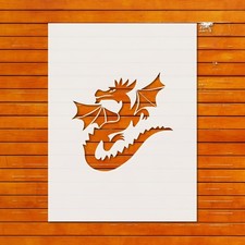 Reusable Dragon Enchanted Stencil Template for Wall Art  DIY Crafts - Stenci  