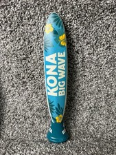 Kona Big Wave Beer Tap Handle Golden Ale Surfboard 11&rdquo; Tall Man Cave Collectible
