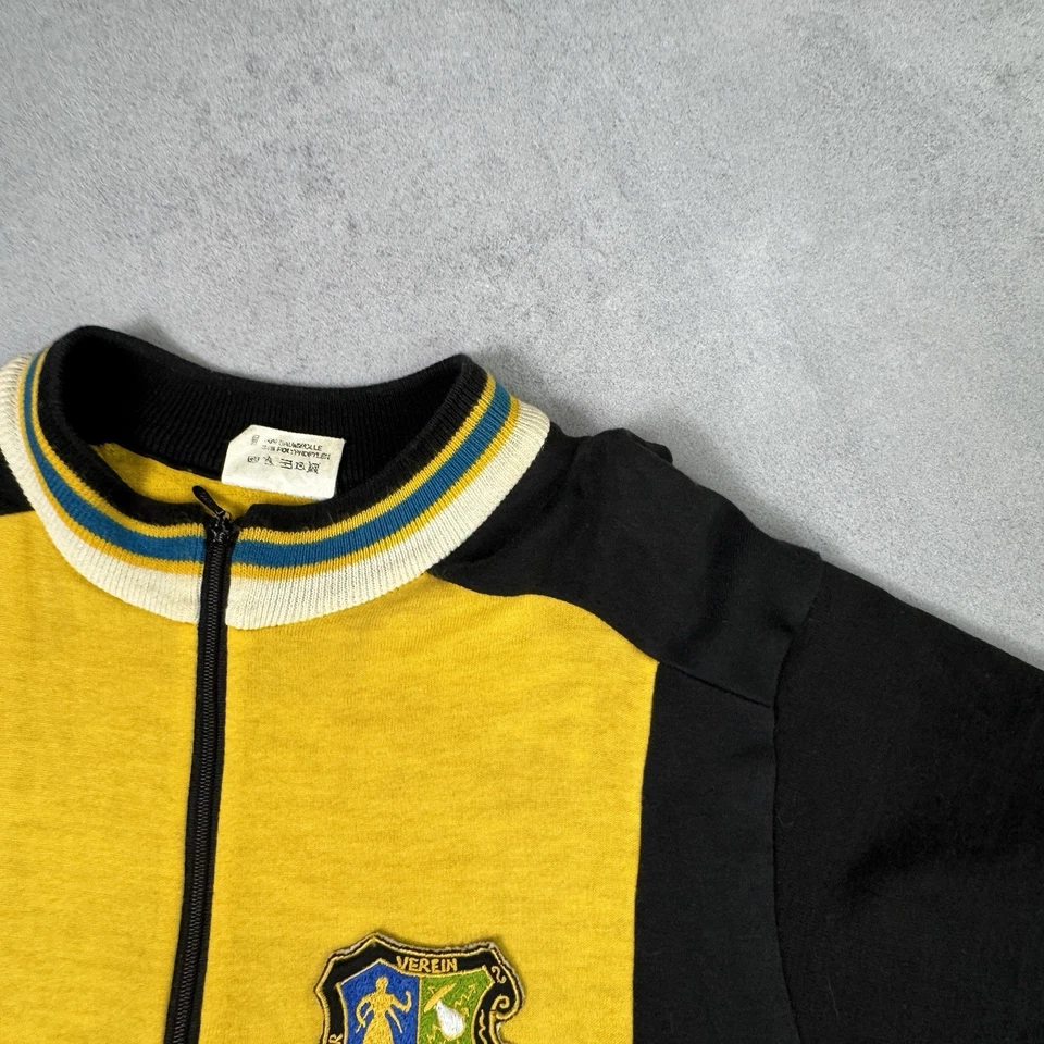 Camiseta deportiva de ciclismo vintage Löffler RV-Telfs 1895 ÖAMTC lana Austria retro talla M Foto 3 de 4