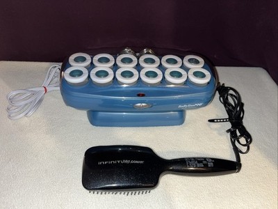 Nano Titanium BaBylissPRO 12 Heated Curlers & Conair Infiniti Pro Styling Brush!