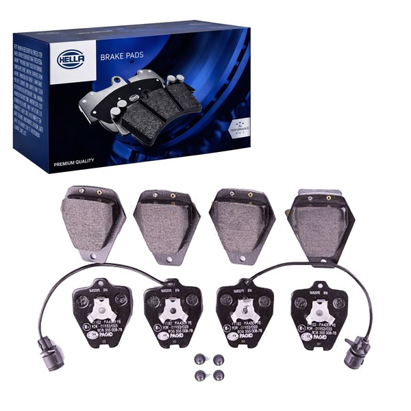 Hella BremsbelÄGe Vorderachse Passend FüR Audi 100 A6 A8 | 8DB 355 008-781-image