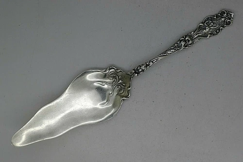 WALLACE IRIAN STERLING SILVER ART NOUVEAU NUDE WOMAN JELLY CAKE SERVER