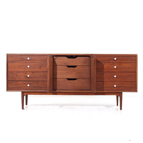 Kipp Stewart for Drexel Declaration Mid Century 11 Drawer Lowboy Dresser - Picture 6 of 13