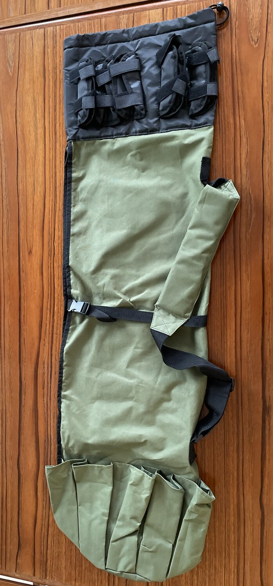 5 pole fishing rod carrying case organizer bag Booms PB3 Fishing Bag,Portable Folding Fishing Rod Fi Booms Fishing Official Exquisite workmanship Shaddock Fishing Pole Bag with