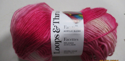 LOOPS & THREADS  FACETS SWEET.  DRAGON FRUIT