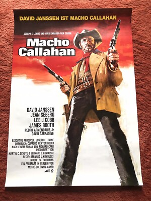Macho Callahan Kinoplakat Poster A1, 1971, Western, David Janssen, D. Carradine