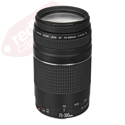 Canon EF 75-300mm f/4-5.6 III Lens + Filter Kit + Lens Hood Canon EF 75-300mm f/4-5.6 III Lens + Filter Kit + Lens Hood