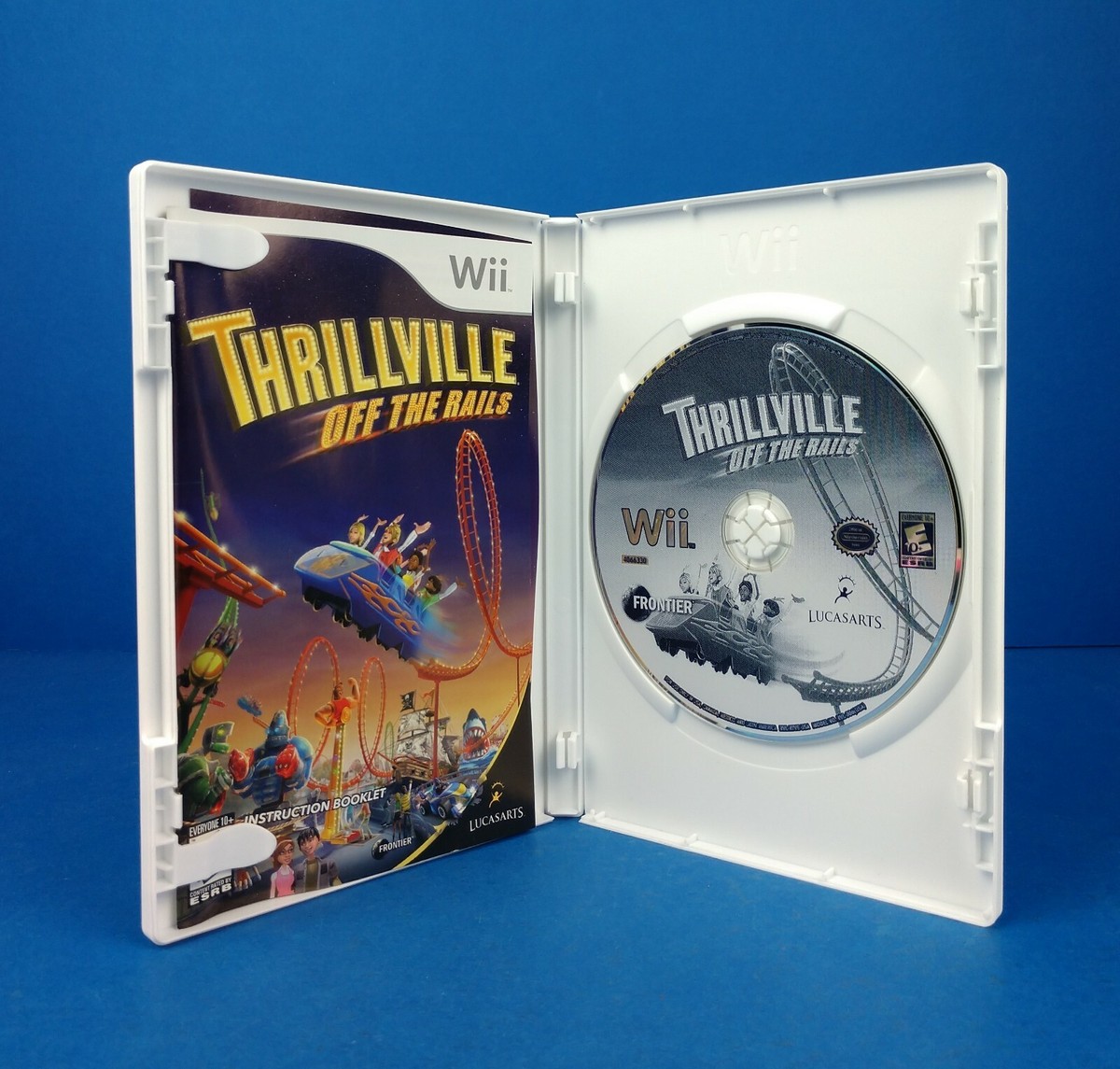 Thrillville: Off the Rails w/ Manual (Nintendo Wii) Video Game