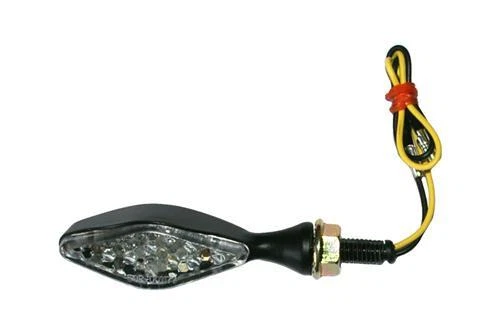 2 x Mini LED Aluminium Indicator Black The Price Hammer!