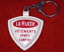 porte-clés Key ring LA HUTTE Vêtements Sport Camping Triangulaire plastique