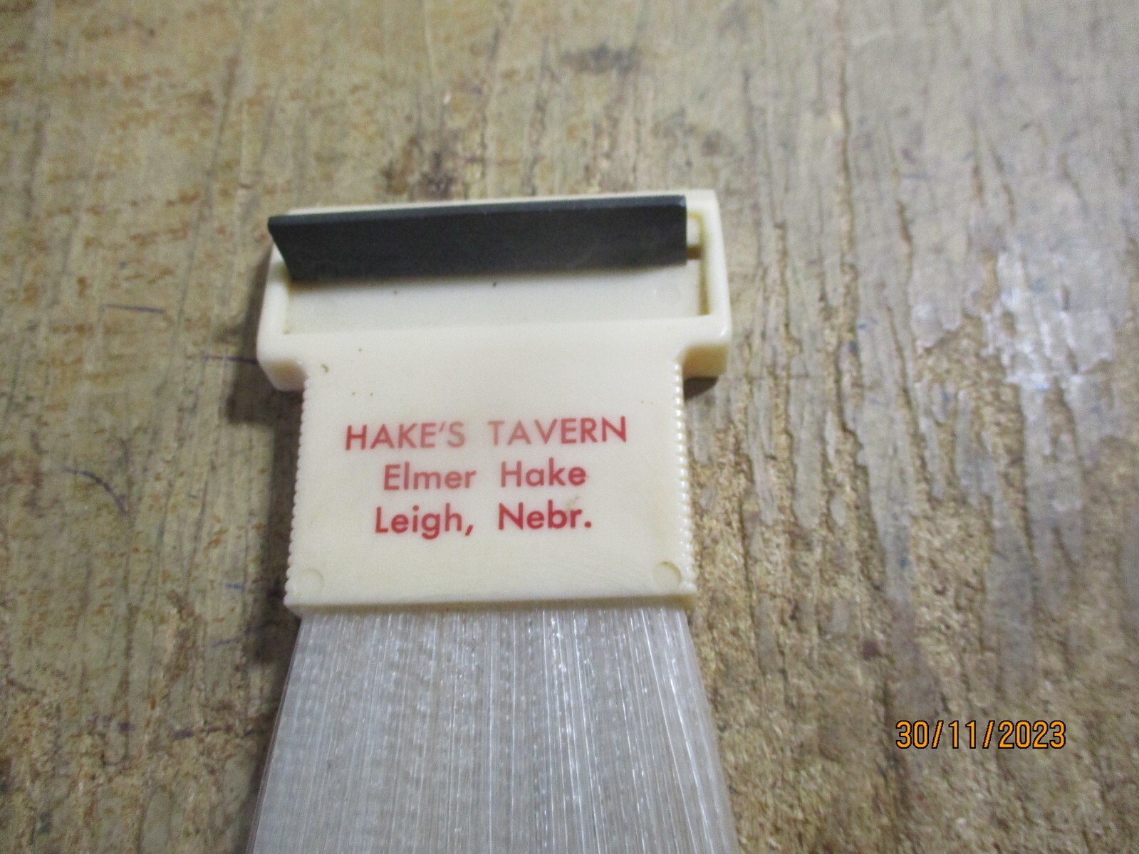 VINTAGE HAKES TAVERN LEIGH NEBRASKA FOOD BRUSH 1 eBay