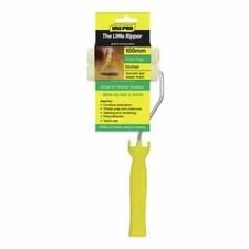 UNi-PRO 100mm Little Ripper Mohair Gloss And Stain Mini Roller Set 4mm Nap