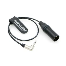 Timecode Cable for Sony FS7 FS5 Canon C100 from Tentacle Sync 3.5m to XLR 3 Pin