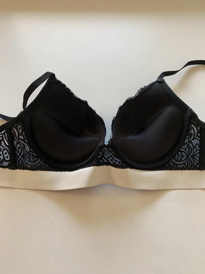 全新! Joe Boxer 女式 34B 码豹纹标志蕾丝半聚拢钢圈文胸 — 第 4/4 张图片