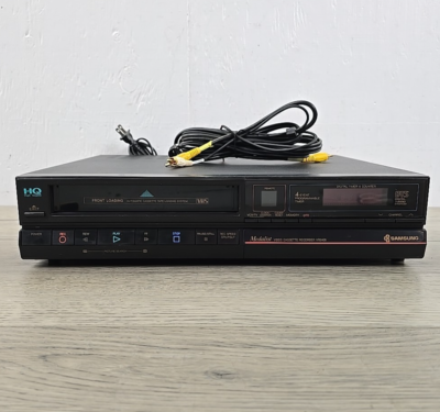 #ad Samsung Medalist HQ Video Cassette Recorder VR2400 w Cables Tested amp; Works $124.99