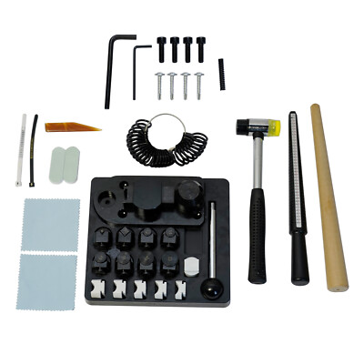 Jewelry Tool Ring Bending Machine with Nylon Dies, Ring Sizer Measuring Tool Set