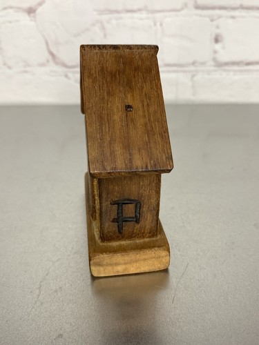 Vintage Holz Bambus Haus Hütte Aloha Hawaii Salz & Pfefferstreuer Duo - Bild 6 von 8