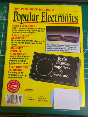 Popular Electronics Magazine January 1992