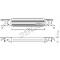 Denso LadeluftküHler Passend FüR Fiat Grande Punto 199 199_ DIT01007