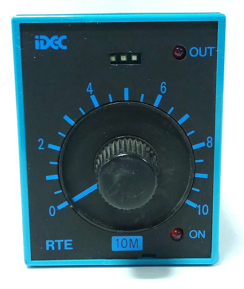 Модуль таймера ПЛК IDEC RTE-P11 120 В AC 10 A 0-10 минут выключение задержка - Изображение 2 из 4