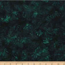 Hoffman Batiks Fabric - Bali Batik - Viridian Enhinacea W2577-309