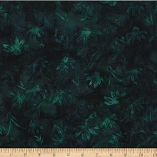 Hoffman Batiks Fabric - Bali Batik - Viridian Enhinacea #W2577-309