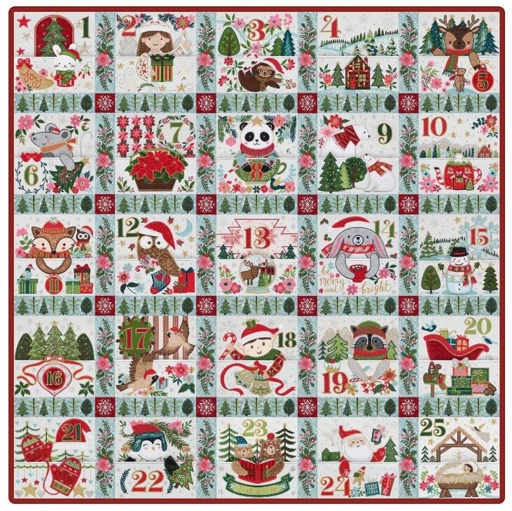 Advent Calendar Quilt - Anita Goodesign - Image 2 of 4