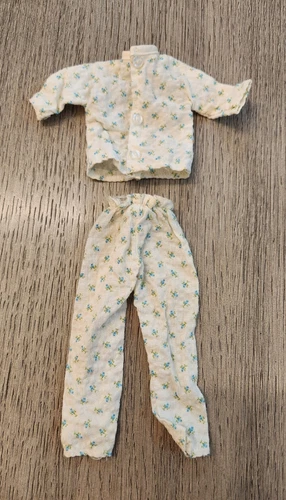 Vintage Untagged Barbie Clone? Pajamas Set Clothing - Preowned