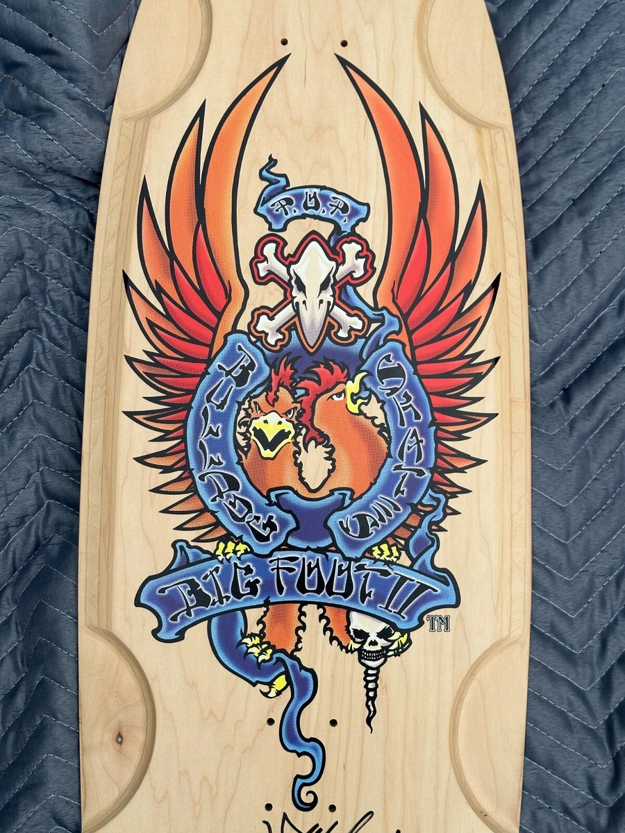 アート・デザイン・音楽 Bulldog's Art By Wes Humpston Bulldog Skates Design Skateboard Wes Humpston Signed Deck