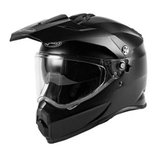 Gmax AT-21Y Adventure Matte Black Dual Sport Helmet Youth Sizes SM, MD & LG