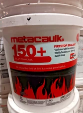 Metacaulk 150+ Elastomeric Firestop Sealant Caulk Grade 5 Gallon (Q10)