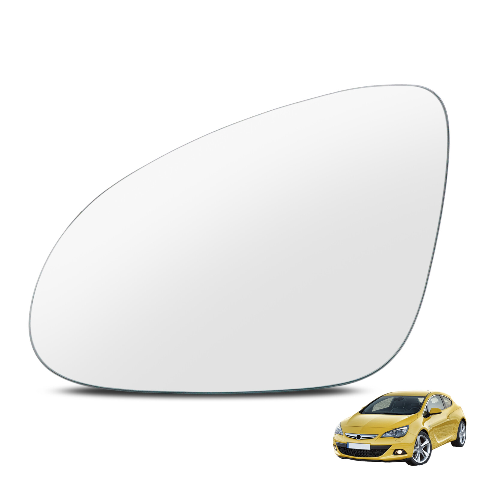 For Vauxhall Astra J 2009 2016 Left Wing Mirror Glass Self Adhesive