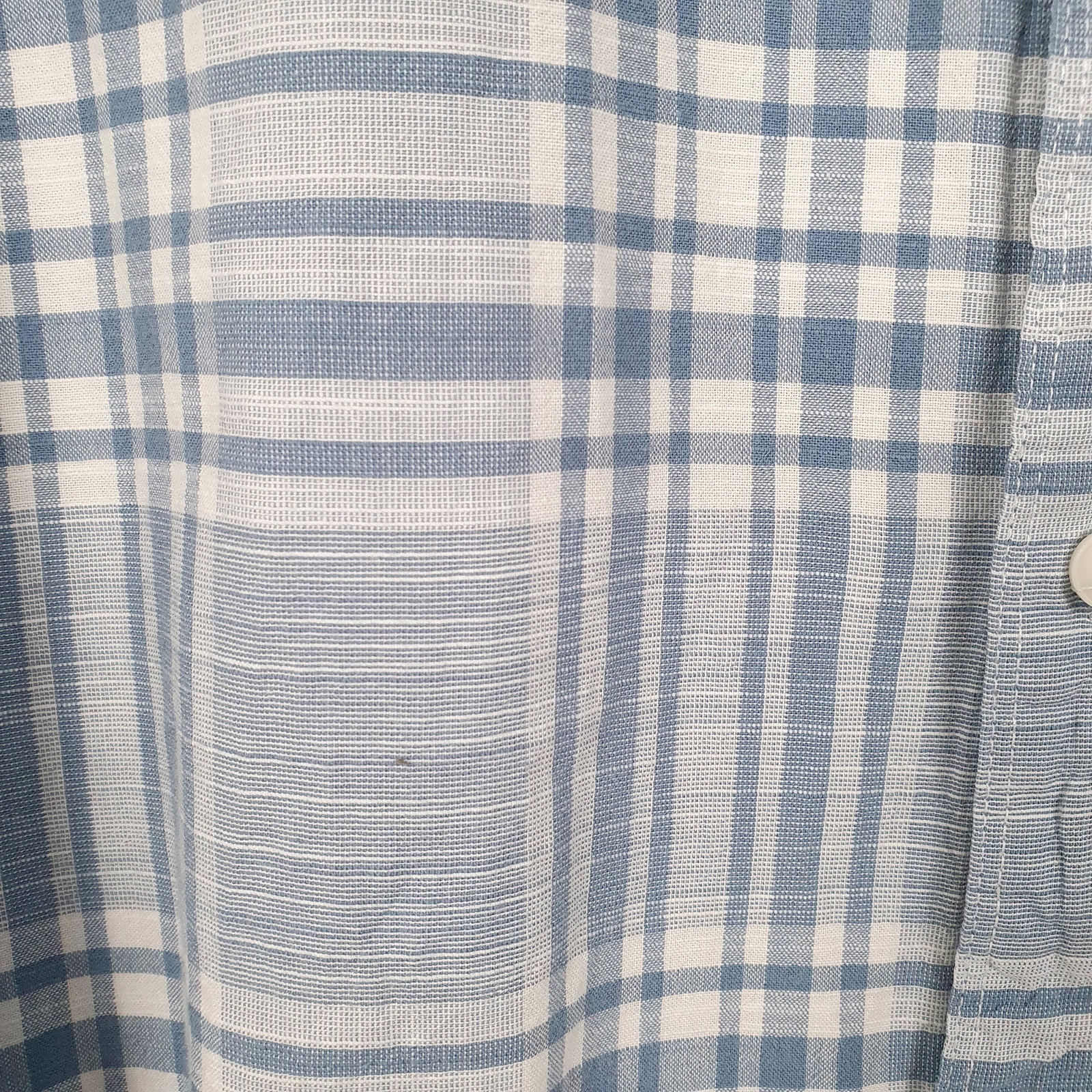 TOMMY HILFIGER Blue Check Shirt Long Sleeve Casual Mens L image 4