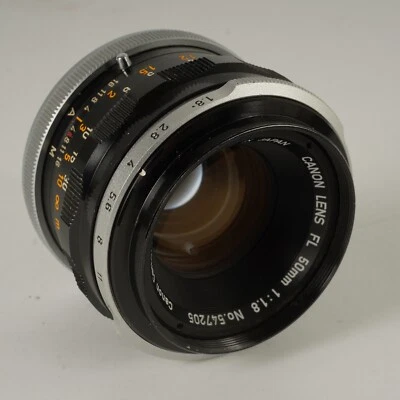 Canon FL 50mm f/1.8 Lens - Image 1 of 4