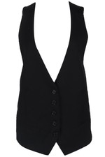 Kris Van Assche Twist Back Wool And Silk Blend Waistcoat Fr 38 Uk 10
