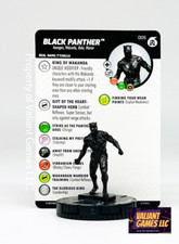 Marvel Heroclix Black Panther 005 w/ Card Black Panther and the Illuminati Set