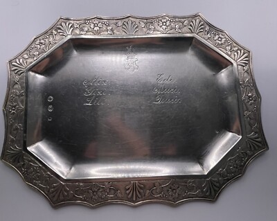 Antique Austrian 800 Silver Tray | eBay