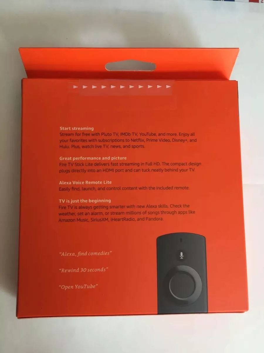 All-new Fire TV Stick Lite with Alexa Voice Remote