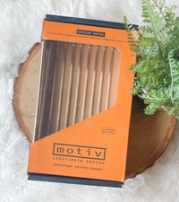 Motiv 551D-PVD Hotelier Series Deep 8" Soap Shower Bath Basket Shelf Gold Brass