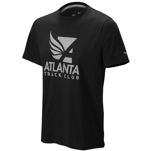 Mizuno, NEW Men's MIZUNO CORE T-Shirt Atlanta Track Club - Black / Grey Graphic
