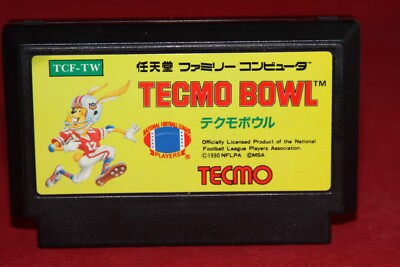 Tecmo Bowl (Nintendo Famicom, 1990) Authentic Game Cartridge (TCF-TW)