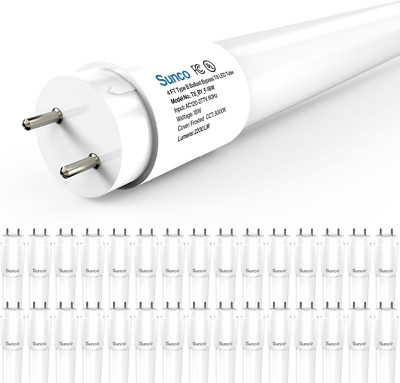 Sunco 30 Pack 4FT LED T8 Ballast Tube 18W 2200LM Daylight 5000K UL