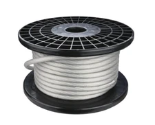 25Ft True 1/0 0 AWG Gauge Power Positive Wire Strand Cable 25' PLATINUM silver