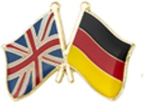 Insignias prendedor esmalte amistad bandera nacional alemana Alemania - Imagen 13 de 14