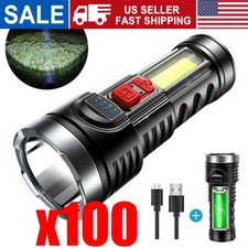Super Bright 999000000 LM LED Torch Tactical Flashlight Lantern Rechargeable US