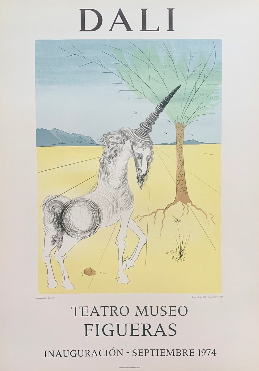 Salvador Dali Teatro Museo Figueras 1974 Lithograph Art 28
