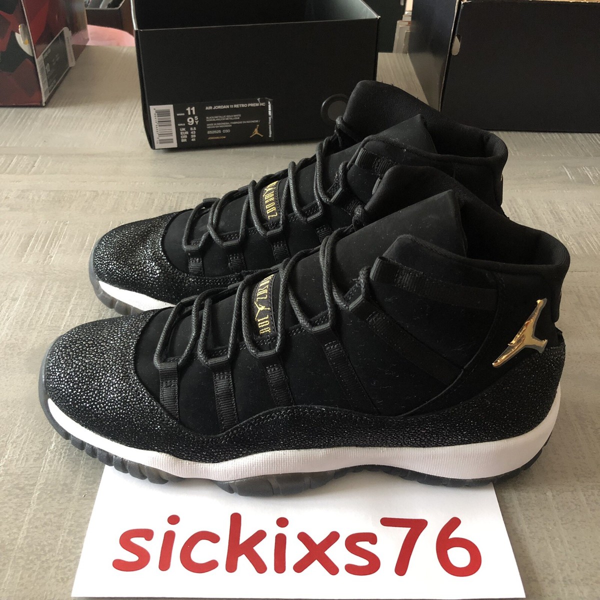 Nike Air Jordan 11 Retro Prem HC 'Stingray' Sz 10.5/9Y/EUR 42.5